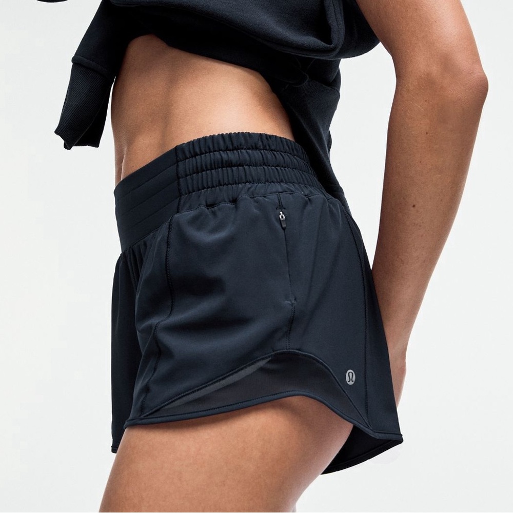 LULULEMON hottie hot high rise lines Shorts